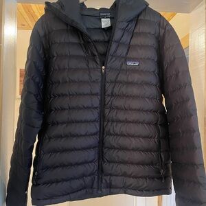 Patagonia Men's Black Down Jacket w/hood